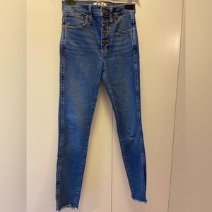 Madewell, skinny, high waisted, jeans